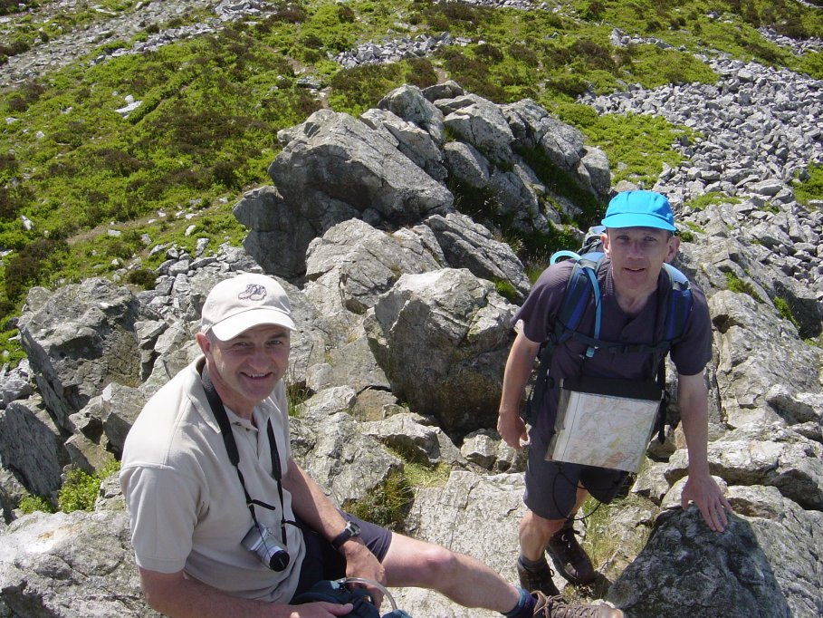 Andy & Paul on the Stones.